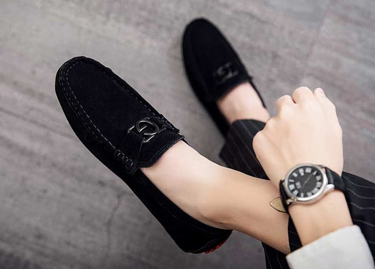 Mocassins Couleur Noir  Printemps été Pour Homme Sport