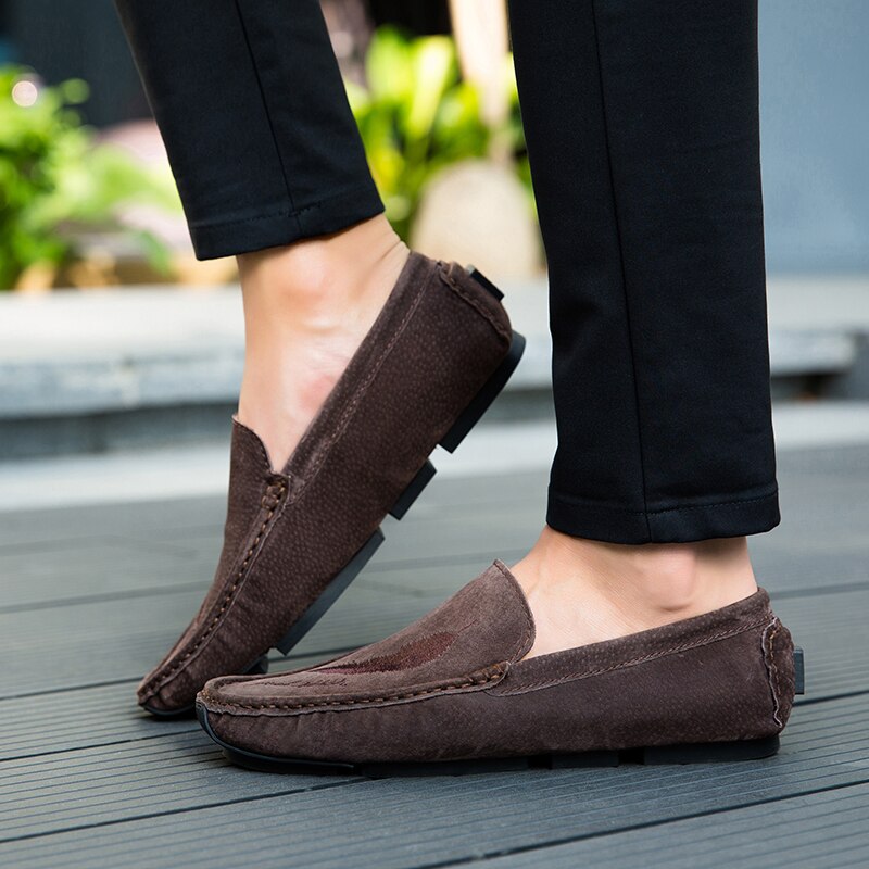 Casual Shoes Mocassins en Nubuck Pour Homme été / printemps 2021