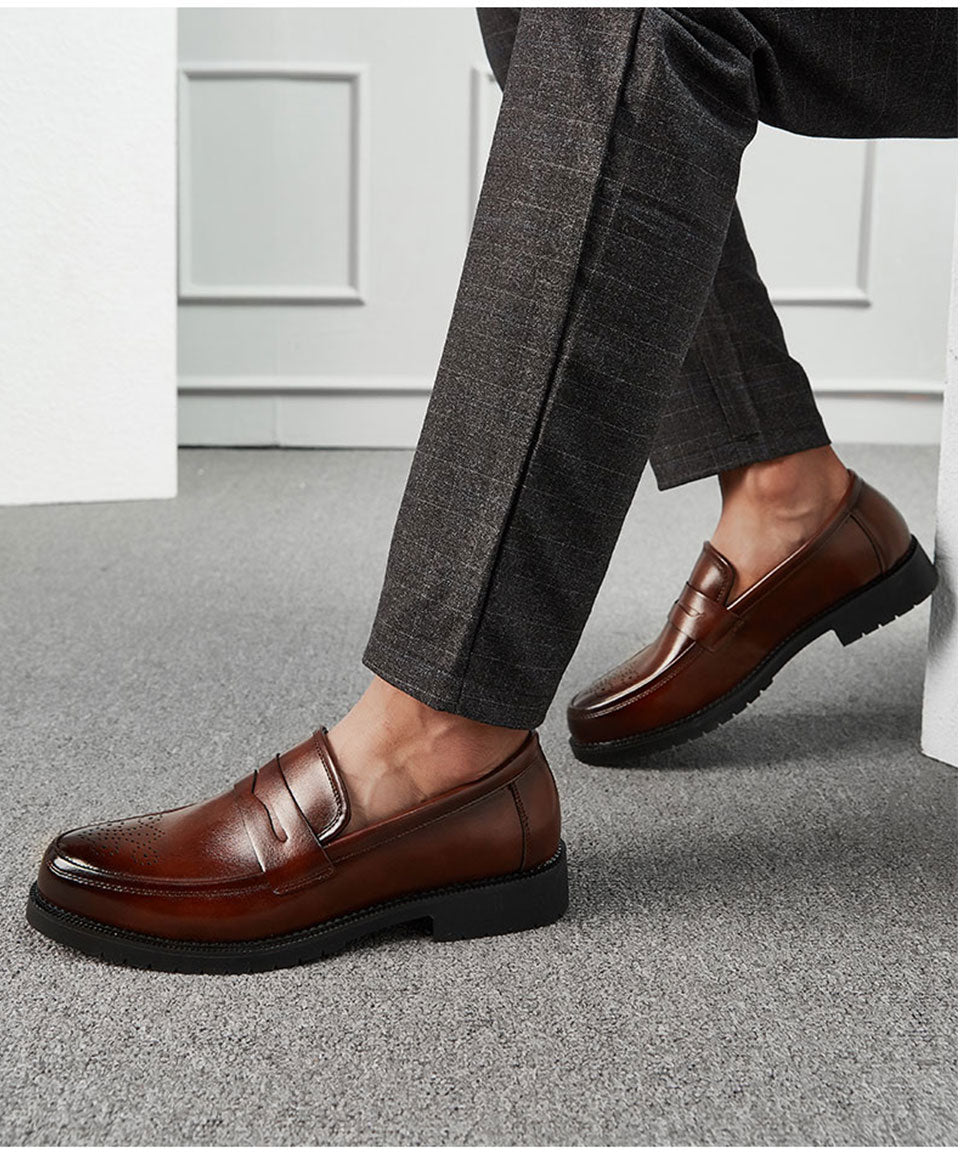 Vintage Classic Moccasin Pour Homme Sport