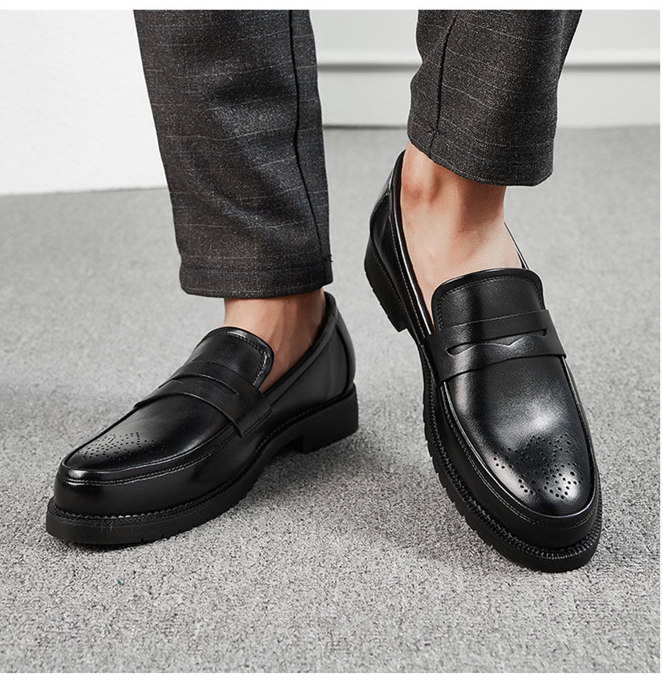 Vintage Classic Moccasin Pour Homme Sport